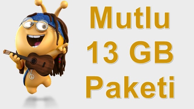 Turkcell Faturasız Mutlu 13 GB 3'lü Paket fiyatı