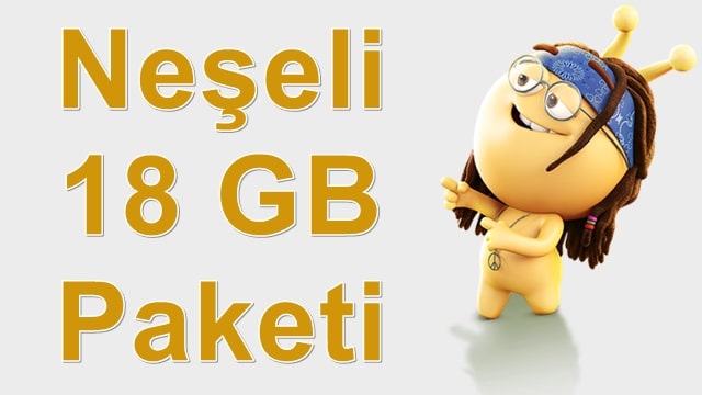 Turkcell Faturasız Neşeli 18 GB Paket Fiyat Tablosu 2022