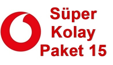Vodafone Süper kolay paket 15 yeni hat alma 2022
