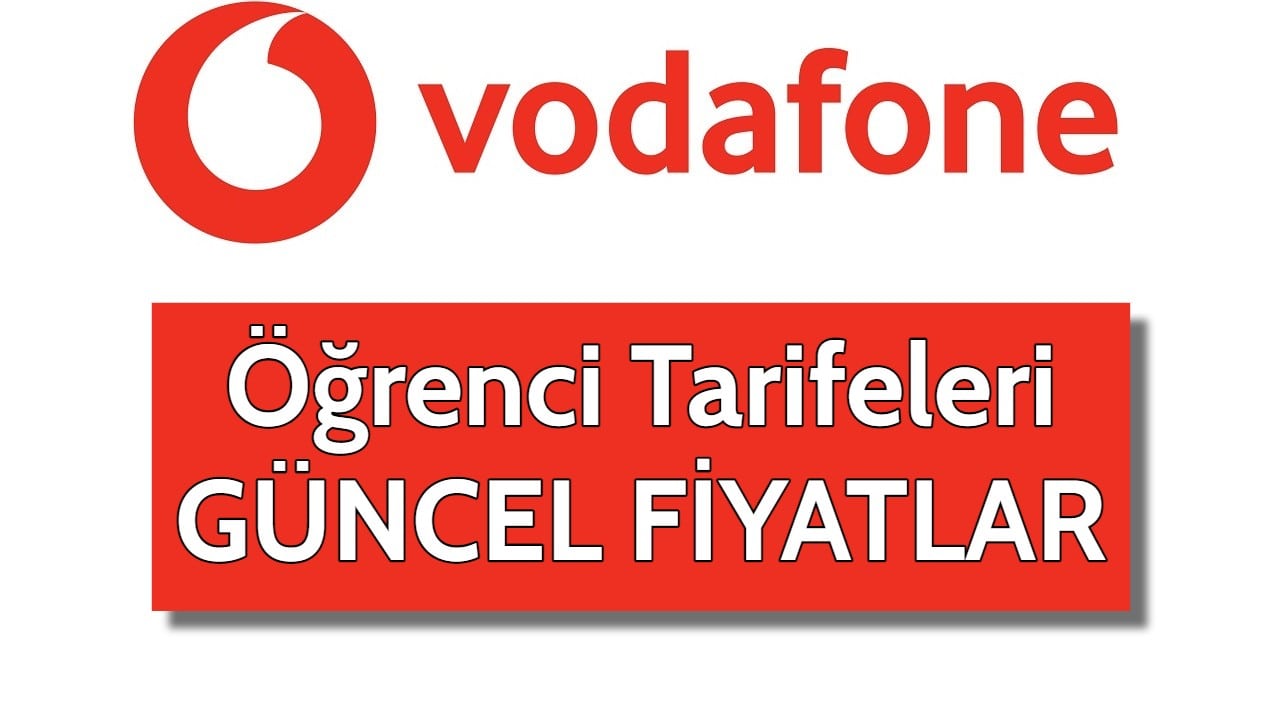 Vodafone Öğrenci Paketleri 2023 (Tarife Fiyatları)