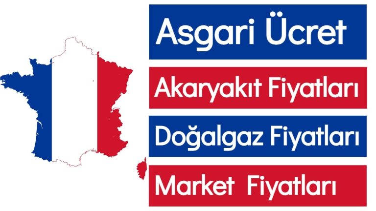 Fransa Asgari Ücret 2023 (Market, Akaryakıt, Doğalgaz)