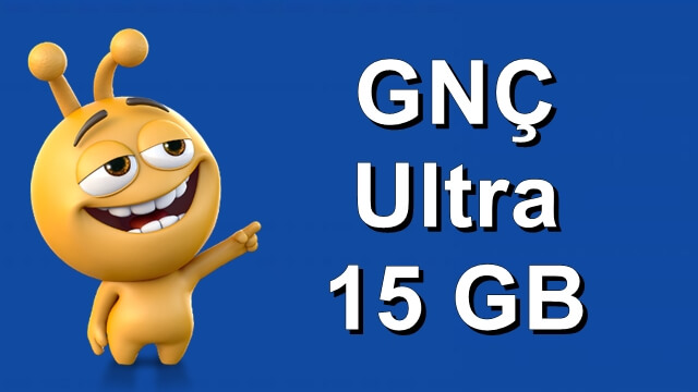 Turkcell GNÇ Ultra 15 GB numara taşıma kampanyası ve fiyatı