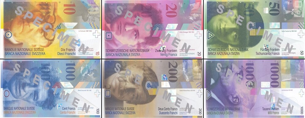 İsviçre para birimi banknot görseli - En değerli Avrupa para birimi arasında